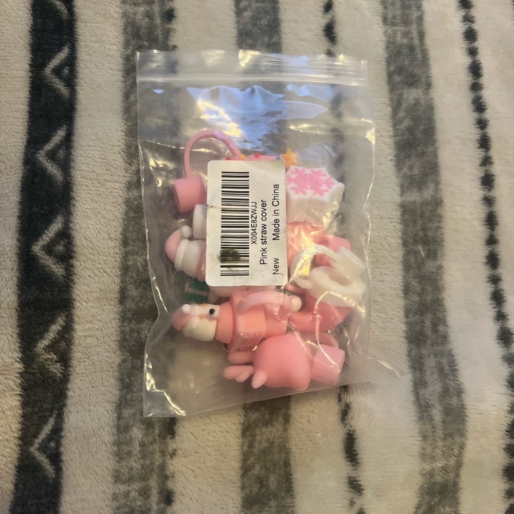 Pink Animal Keychain Set